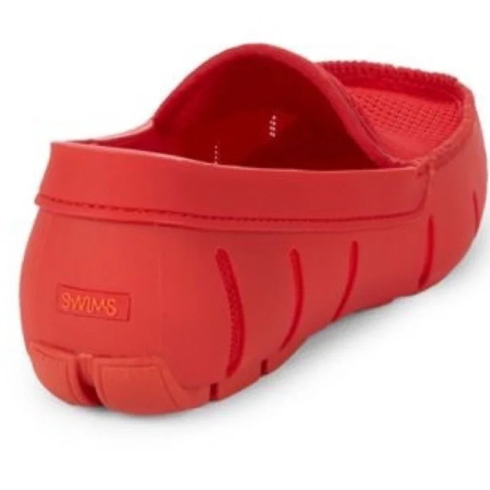 SWIMS Hole Knit Loafers in Red 9 NWOB